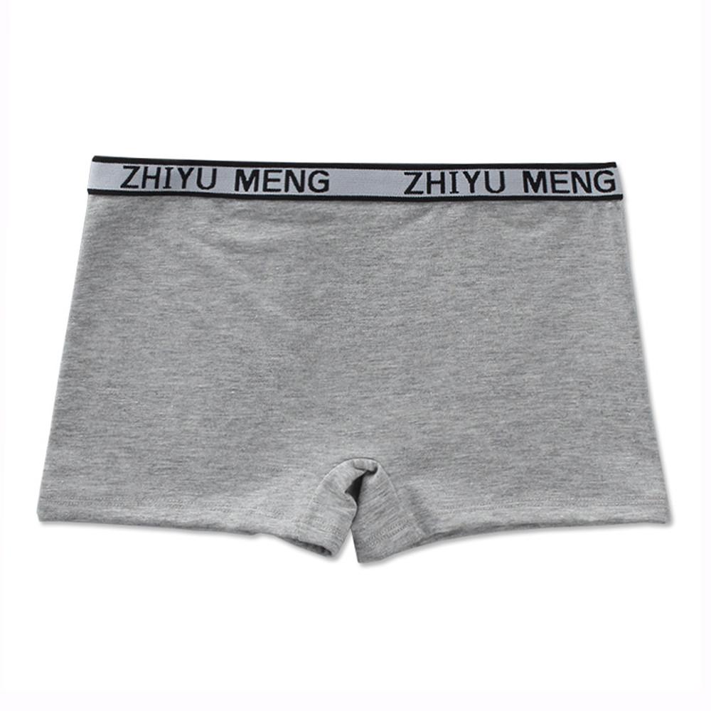 

Детское нижнее белье, хлопковые трусики, нижнее белье, трусы для малышей, спортивные трусики, 8–15 лет one size серый
