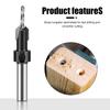 Woodworking Countersink Drill Cone Hole Opener Hole Drill Alloy Head Screw Ladder Drill Wood Self-Tapping Screw Installation Ladder
