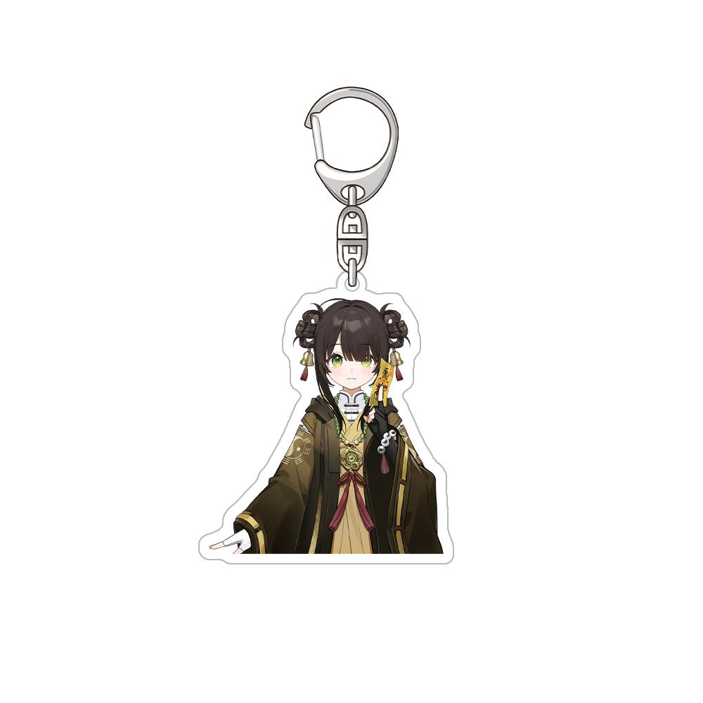 Nijisanji Aza Michiya Kouichi Inochi Urushiha Hunger Mikoto Miki Kioi Kima Tabbiito HD Acrylic Keychain Bag pendant anime goods