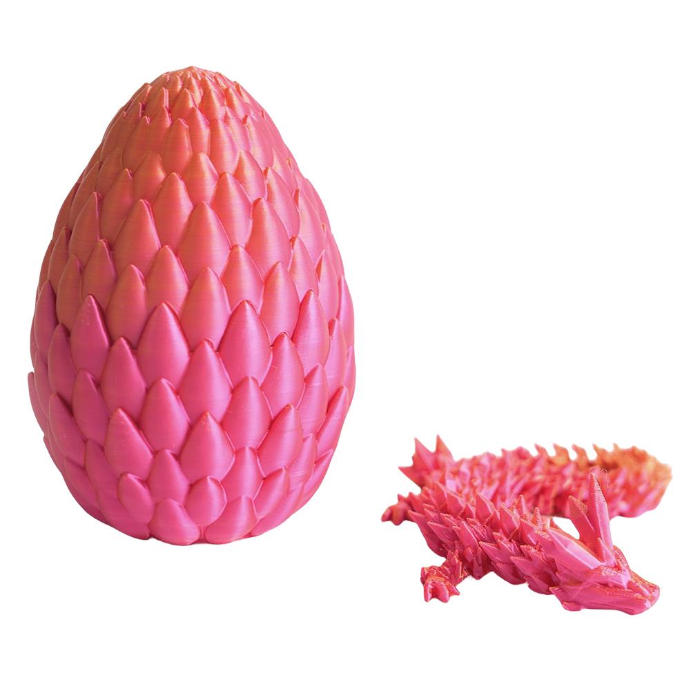 Articulated Dragon 3D Printed Dragon with Egg Stress Relief Fidget Dragon Egg Toy Novelty Gift Fidget Dragon Toy for Adults Kids