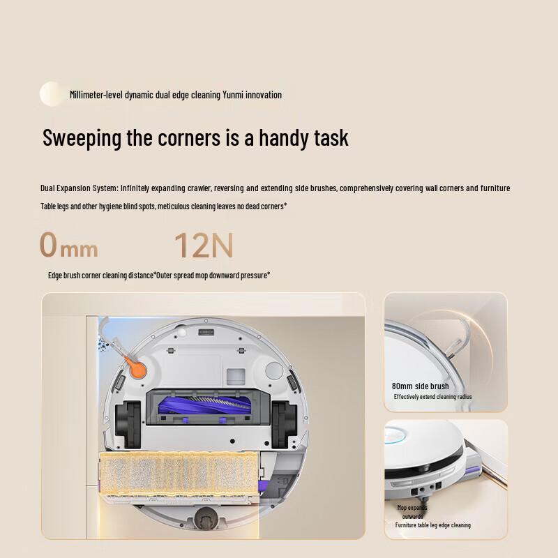 Narwal J6 Smart Robot Vacuum & Mop with Auto Water Hookup CN plug (adapter included)