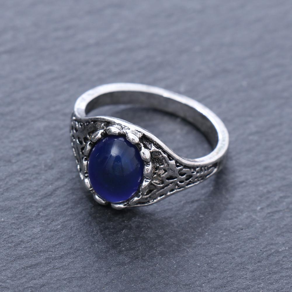 Size 5-11 Jewelry New Fashion Luminous Temperature Control Mood Ring Color Change Rings