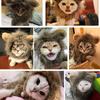 Cute Kitten Headgear Hat Soft Furry Lion Headwear Hat for Dogs/Cat Festival Gift Supplies