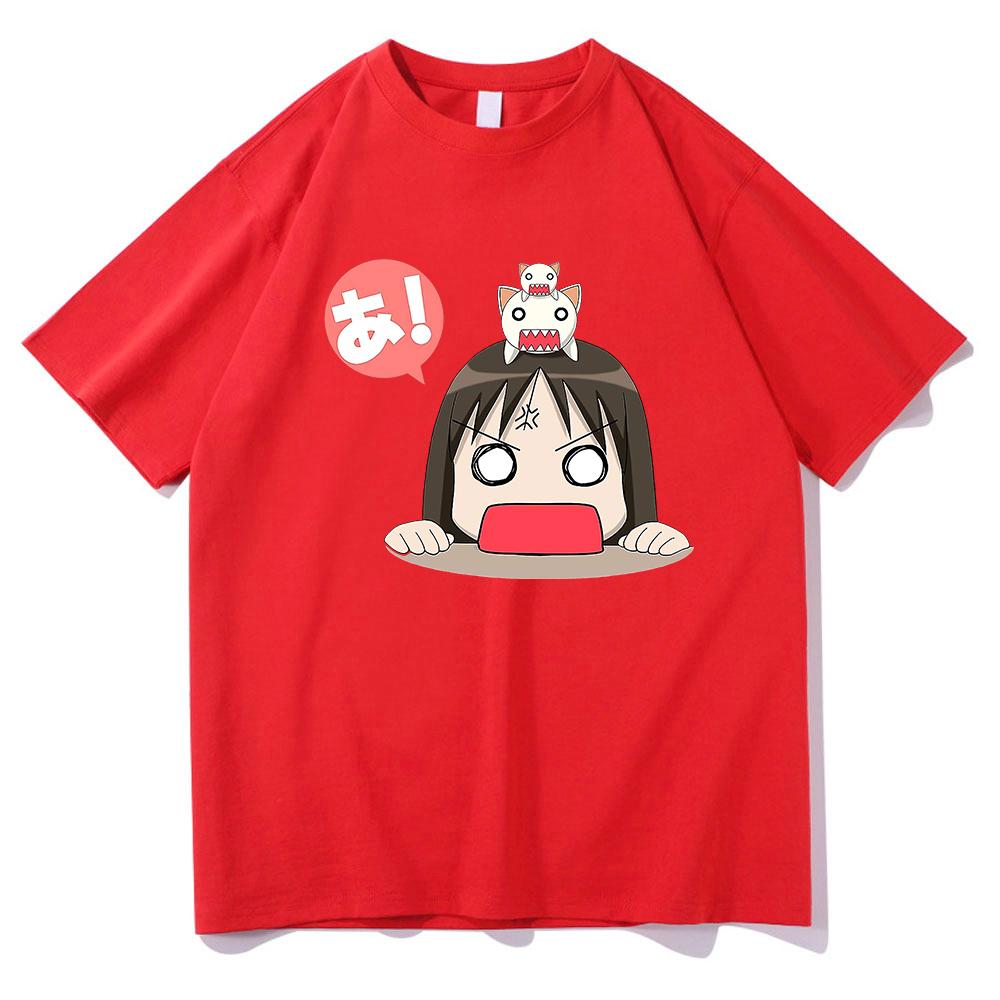 Anime Azumanga Daioh T Shirt Women Kawaii Chibi Osaka and Chiyo Chan's Dad T-Shirts Men Tees Summer Cotton Oversize Tops