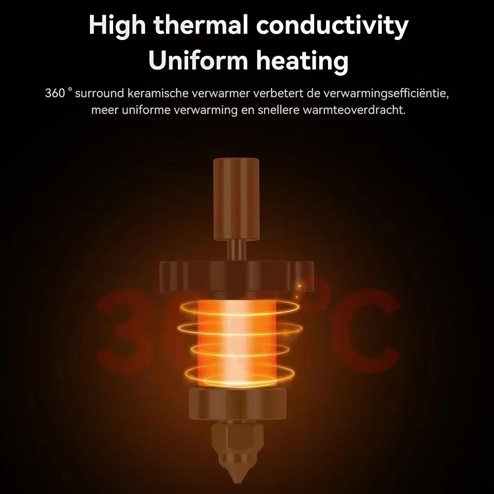 Ender-3 V3 KE Hotend Kit Nozzle Extruder For Creality Ender 3 V3 KE 3D Printer Ceramic Heating Block Kit 300°C High Thermal