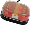 2Pcs 4Inch Led Tail Light Left Right Rear Brake Lamp Licesen Plate Taillight 12V 24V Turn Signal For Trailervan Bus 4X4 Pickup