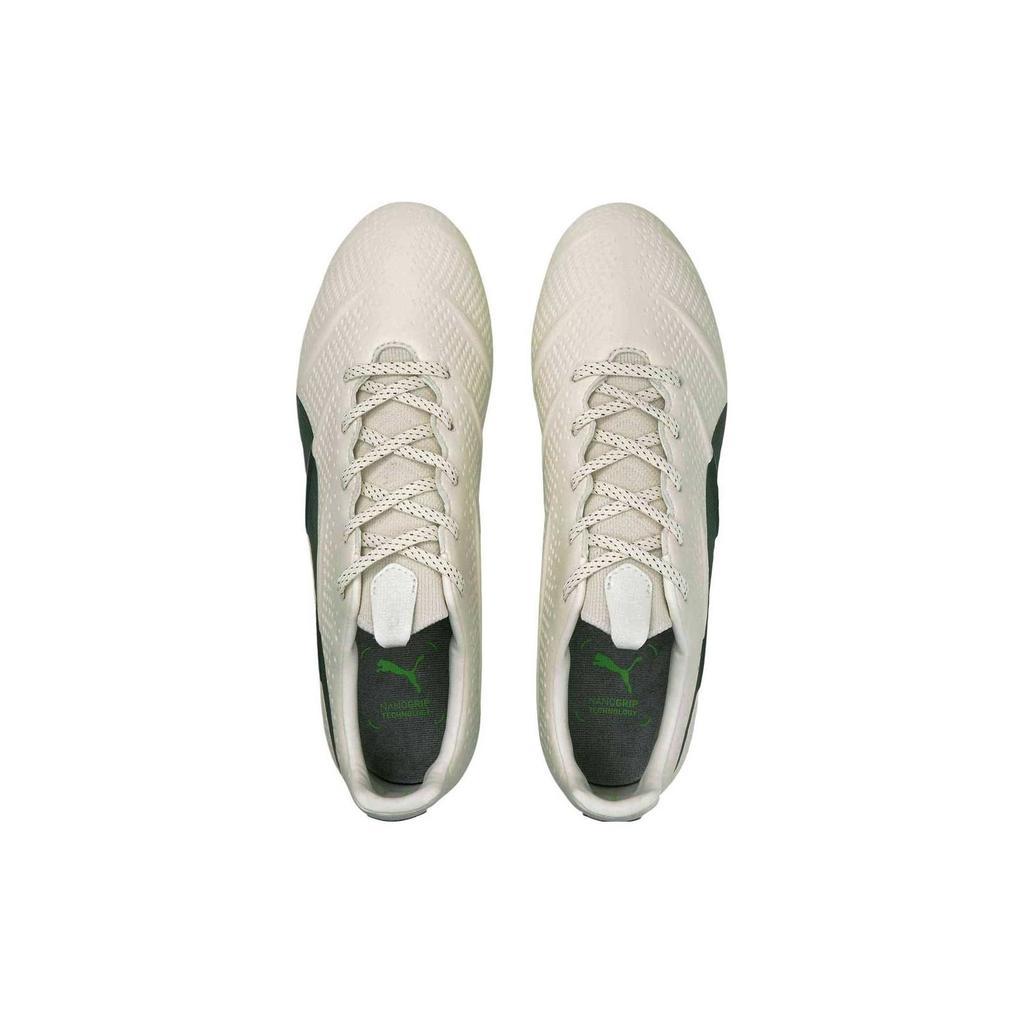 PUMA King Platinum 21 Vegan FG AG 'Ivory Glow Green Glare' Men's 106675-01
