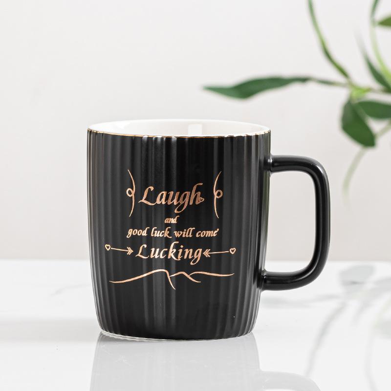 Creative Simple Ceramic Cup Ins Style Mug Coffee Cup Gift Box