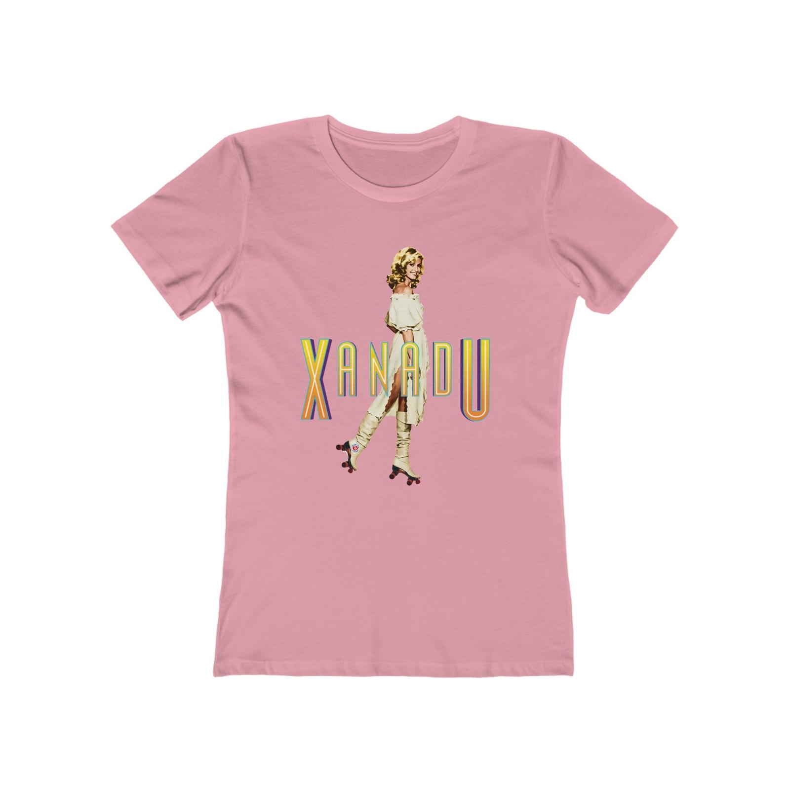 Olivia Newton John Xanadu roller skating Women s The Boyfriend Tee RUNS SMALL S
