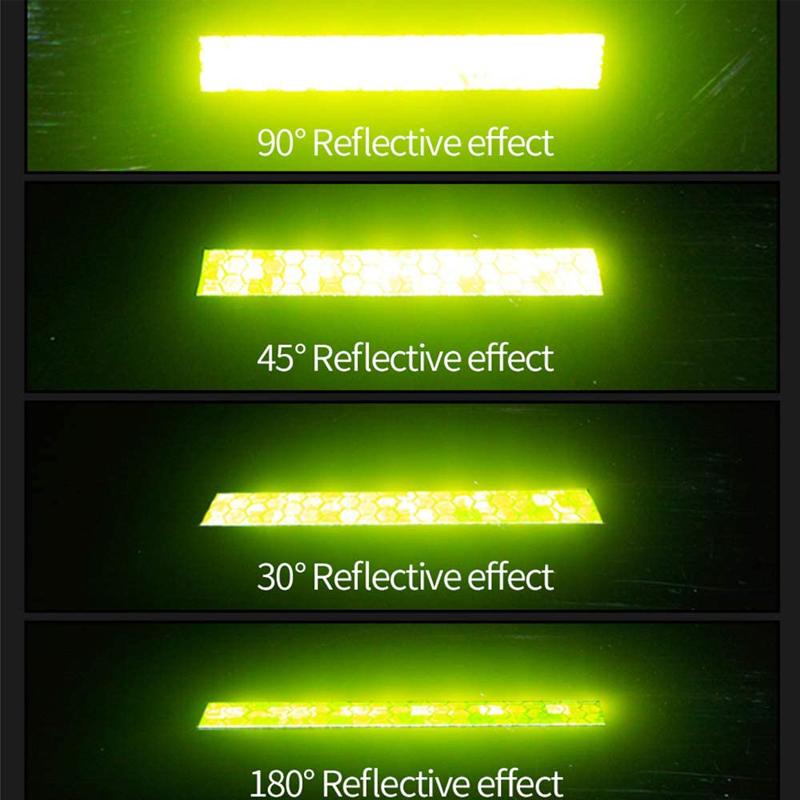 5 Colors Safety Reflective Warning Stickers Waterproof Outdoor Bicycle Rim Reflective Tapes For Bikes Bicycles Motorcycle Decor
