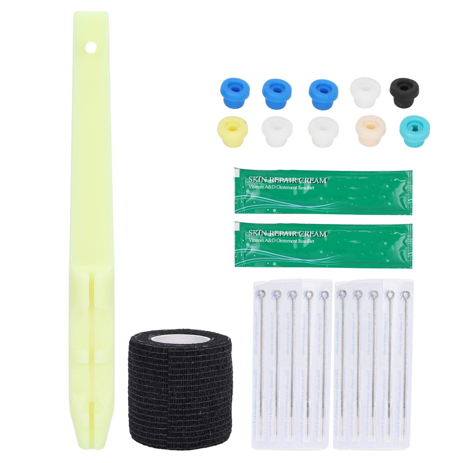 Professional Hand Stick Tattoo Kit Traditional DIY Tattoo Needles Supplies 2pcs 3g 7RL