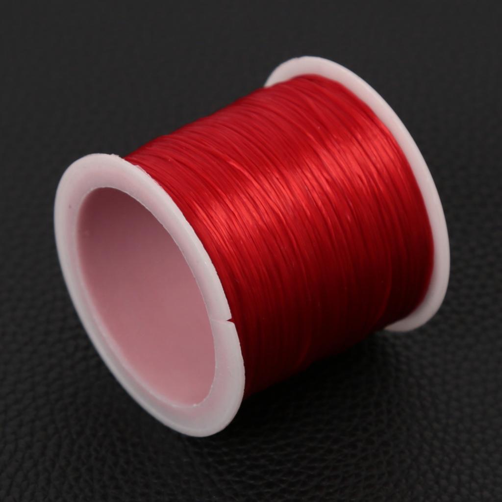 35M 0.8mm Spandex Jewelry Thread Stretch Elastic Beads Cord Crystal String Line for Jewelry Making Beading Bracelets DIY Rope