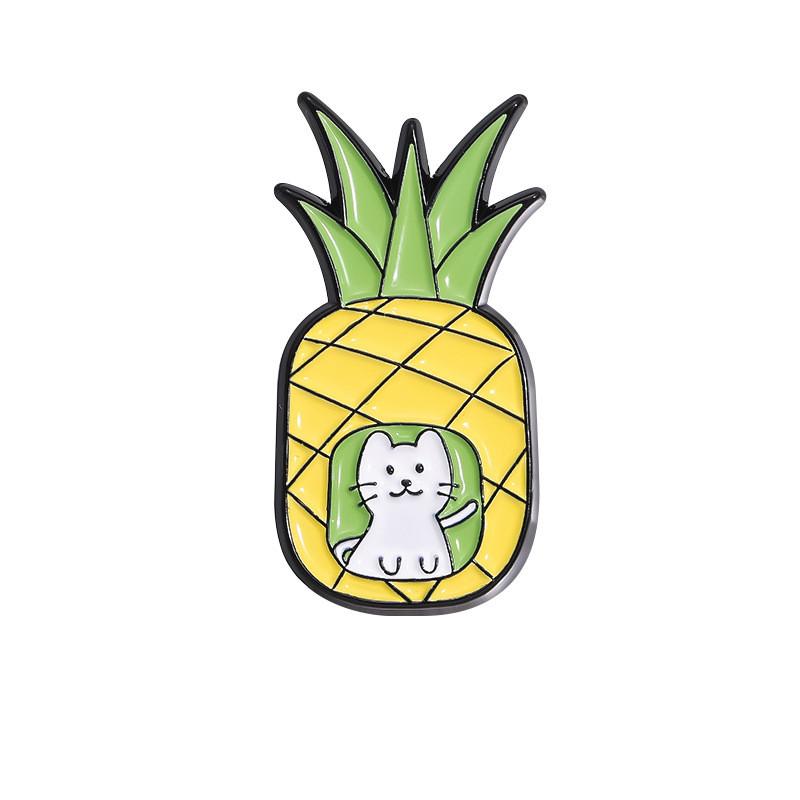 Premium Cartoon Quality Fruit Themed Brooches With Creative Designs For Men Women And