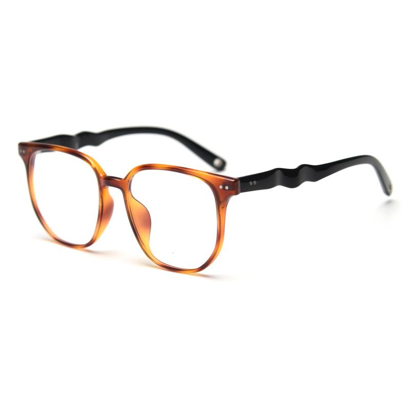 Finished Prescription Myopia Glasses Brand Designer Oversized Square Women'S Eyeglasses Anti Blue Light Diopter Glasses Minus -2