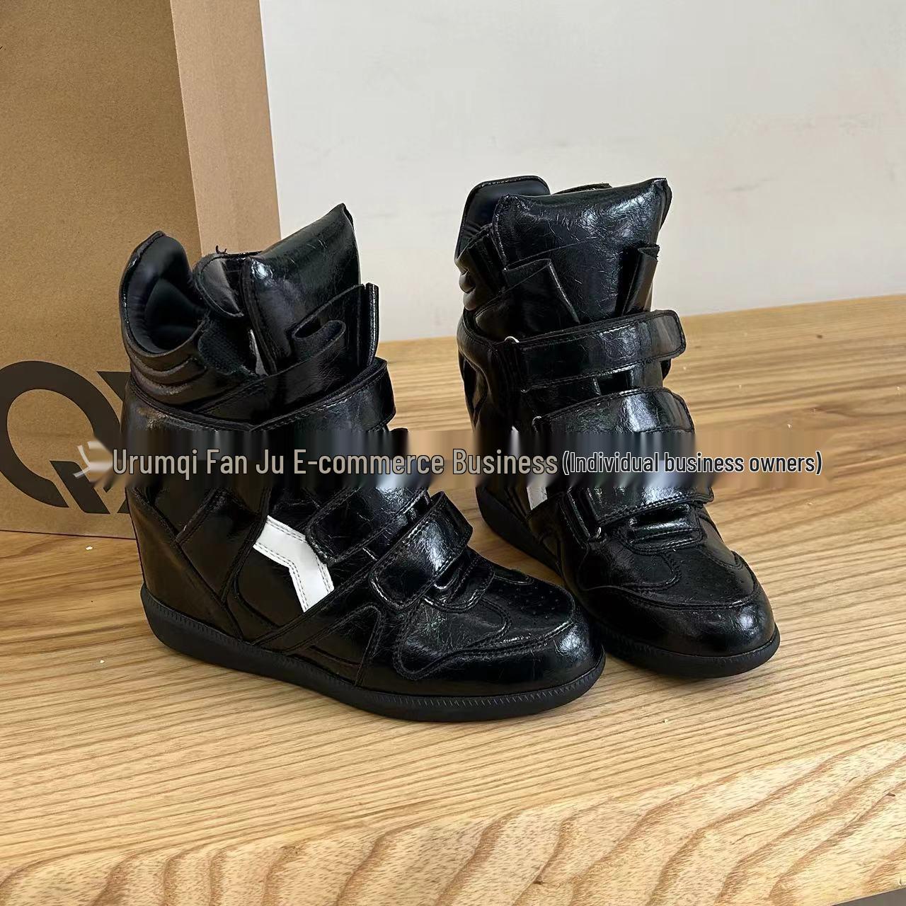 Simedeng FASTTRACK Genuine Leather Wedge Sneakers