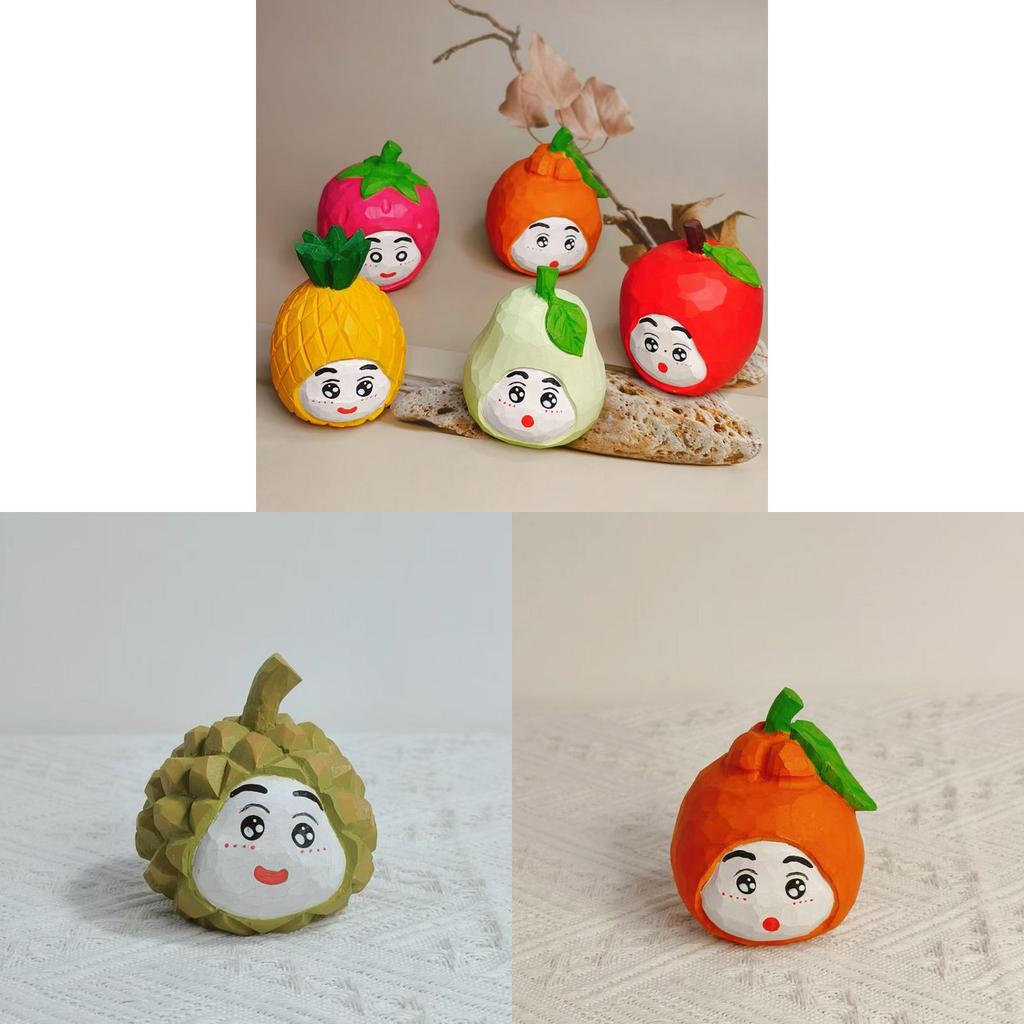 Crayon Shin Chan Wooden Fruit Decor Handcrafted Natural Gift For Celebrations