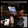 Magnetic Wireless Charging Protect Back Cover for Z Fold 8 Ultra for Samsung Galaxy Z Fold 8 Case Luxury PU Leather Ring Stand