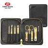 THREE SEVEN (777) Black Gold Business 9-Piece Manicure Set