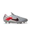 Nike Tiempo Legend 8 Elite FG Metallic Grey Crimson Men's CW0518-906