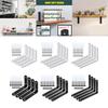Wall Shelf Brackets for Home Organization - Set of 4