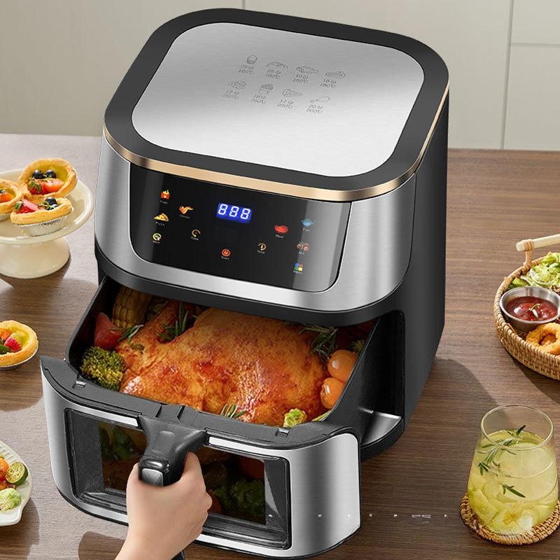 Cross-border Air Fryer Household Multi-functional Intelligent Large-capacity Automatic French Fries Machine Electric Fryer Air Fryer