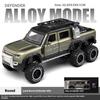 1/24 Land Rover Defender Six-Wheel Off-Road Vehicle Model Simulation Sound Light Children's Game Toy Car Boy Gift