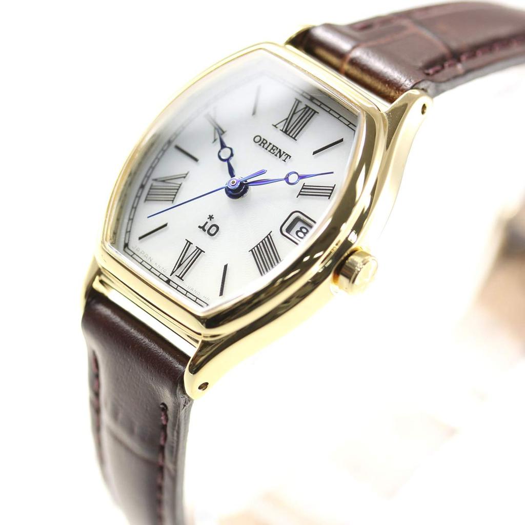 Orient iO SOLAR Solar Made in with White Watch, Japan, Manufacturer's Warranty, RN-WG0013S, Women's,