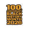100 Years Black History Beginning 1926 Centennial Africa Blankets  Wool Warm Throw Blankets for Bedding Lounge Spring/Autumn