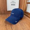 New simple washed cap spring and autumn embroidery soft top baseball cap men's and women's sun hat