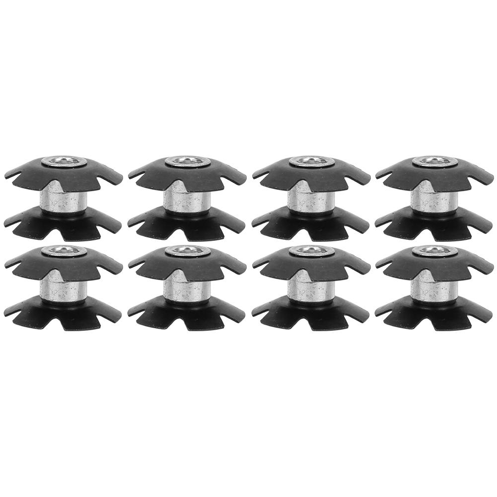 

8 шт. Звездная гайка рулевой колонки велосипеда для горного велосипеда, расширительный якорь для вилки 28,6 мм 1,1 дюйма