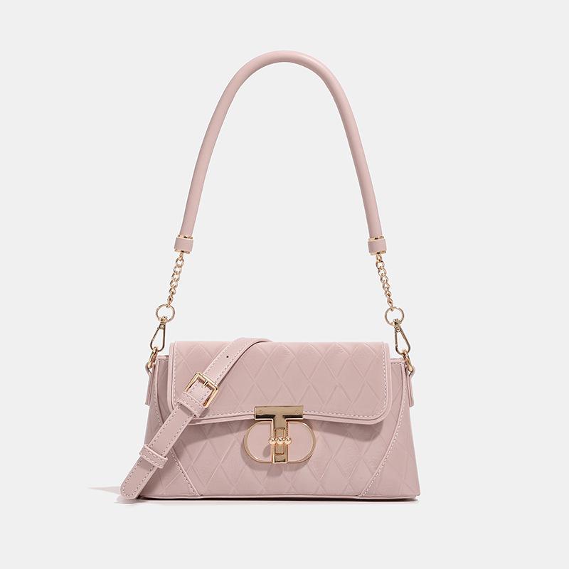 

Женская сумка-багет в форме ромба 2024 года: Элегантная сумка через плечо, подмышку и через почтальонку