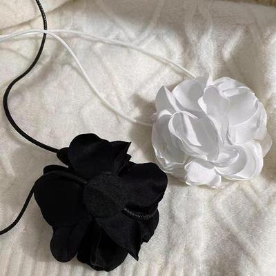 Romantic Gothic Rose Flower Necklace For Women Girls Elegant Vintage Adjustable Choker Chain Wedding Party Jewelry