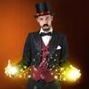Eye Catching Magicians Roleplay Outfit Friendly Practical Fabric Easy Wear Stage Performances Outfit For Performers