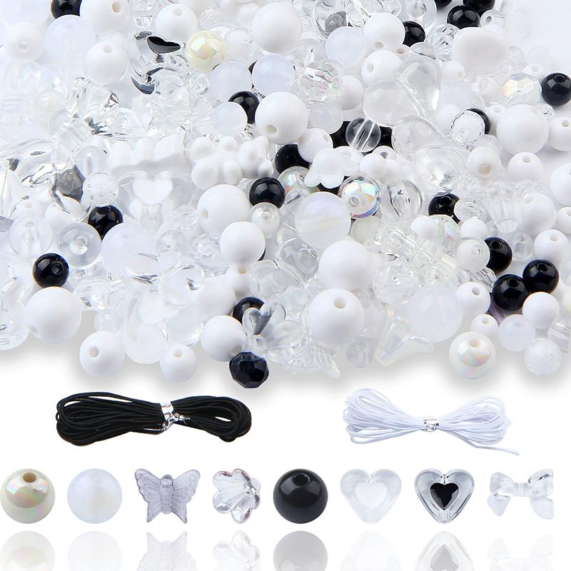 WTEMPO Wedding/Valentine's Day/Easter/Birthday Acrylic DIY Handcrafted Mobile Phone Chains Making Materials Beaded Necklace/Bracelet Woven Accessories