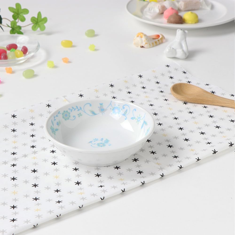 OGISO Sarasa Blue Small Plate (Dishwasher and Microwave Safe) Sarasa Blue, Size S, 10091320B100