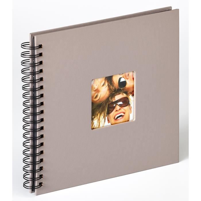 Album en spirale - Fun Standard - 26x25 cm - 40 pages noires - Reliure haute qualité - Découpe personnalisable