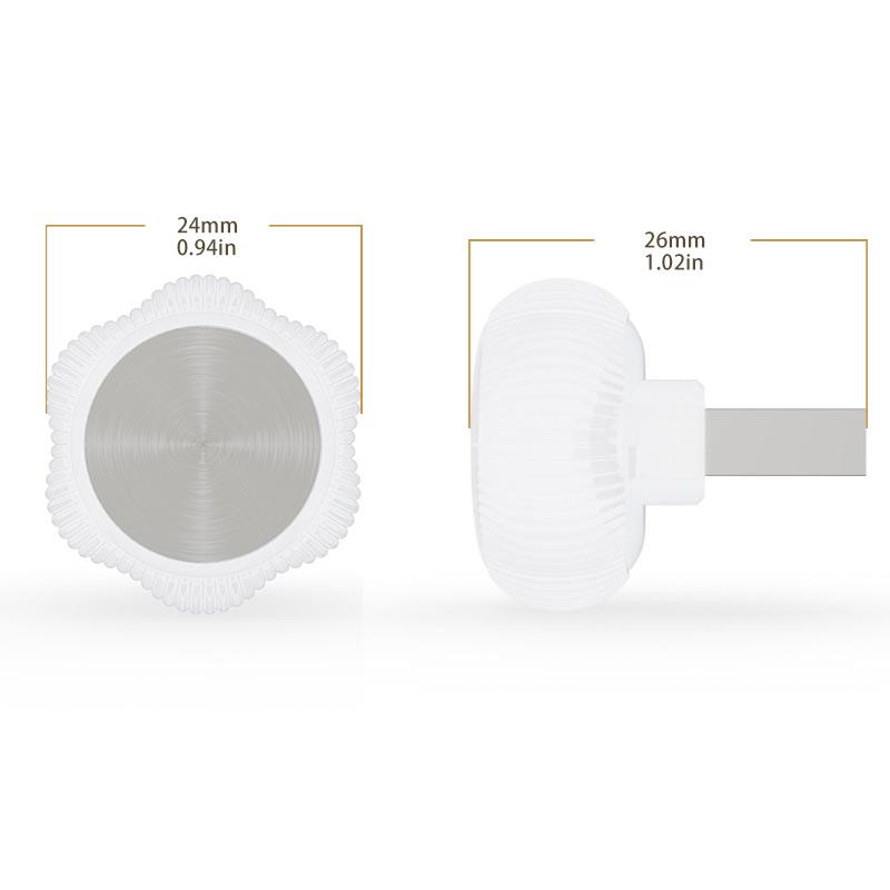 New Car USB Atmosphere Light Universal  wire-free LED car breathing light, mini decorative flower-shaped colorful night light