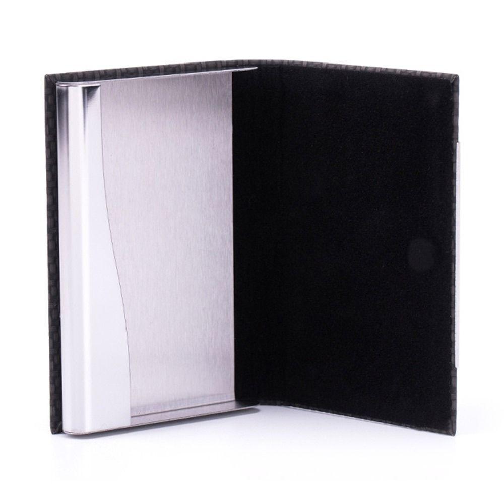 Für Ausweis Kreditkarte PU-Leder Visitenkartenhalter Namenskartenhalter Kartenetui Kartenfach