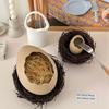 Eggshell Shape Tableware Creative Bird's Nest Bird's Nest Dessert Bowl Cold Drink Barbecue Restaurant Instant Noodle Bowl Plate