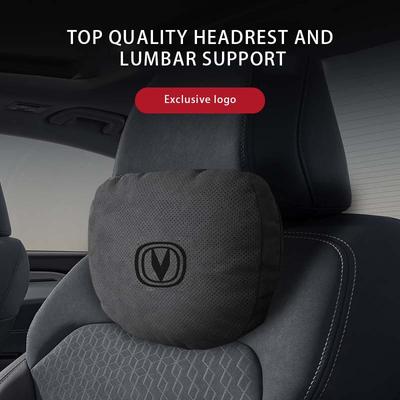 Araba Boyun Yastığı Koltuk Başlığı Bel Omurgası Koruması Changan CS35 CS55 CS15 CS75 PLUS Eado UNI-T X5 EV Aksesuarları 2024 Logo