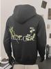 Men's Fleece-Lined Floral Embroidered Hoodie, Autumn/Winter 2026, Loose Fit Pullover, Couple's Style.