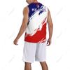 BAILANSE basketball jersey sports fitness vest 3D customized men's vest casual, comfortable, loose, quick-drying and sweat-wicking