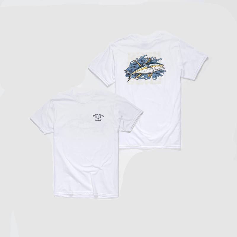 

2025salty Crewhang Seafarer Рыба Рыба Рок Панк Американская Простая Футболка Винтажная Свободная Футболка с Круглым Вырезом и Коротким Рукавом 4XL