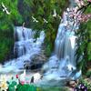 Waterfalls Nature Scenery Mural Wallpaper Living Room TV Sofa Study Background Wall Paper For Walls