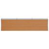 Raised Bed Light Brown 290 x 50 x 68 cm Galvanized Steel