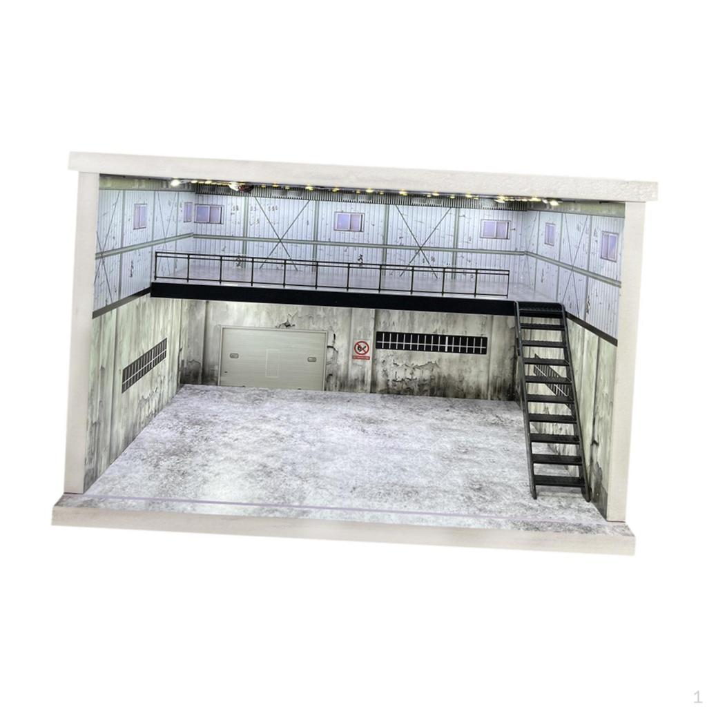 1/64 1/36 1/32 Scale Car Model Display Stand Acrylic Case for Collectors Parking Area