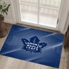 Toronto Maple Leafs Design Crystal Velvet Carpet Cozy Non?Slip Printed Rug For Bedroom Living Room Entrance