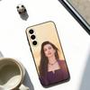 Anne Hathaway Phone Case Soft black For Samsung Galaxy A73,A72,A71,A70,A53,A52,A51