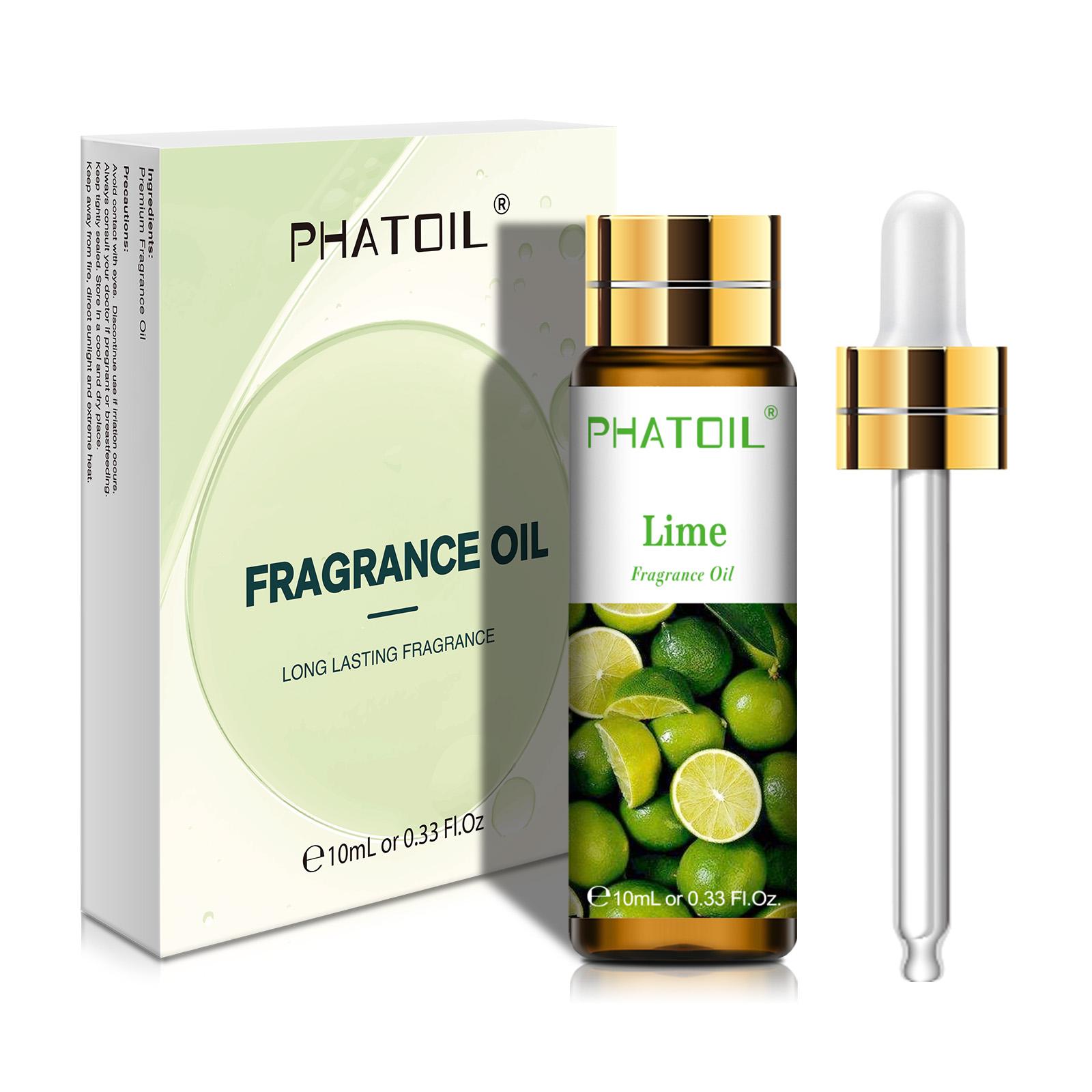 

PHATOIL 10 мл Клубника Вишня Лайм Манго Кокос Фруктовые ароматические масла для ароматерапии Диффузоры Уход за кожей Массаж Йога Релаксация Духи «сделай сам» Lime