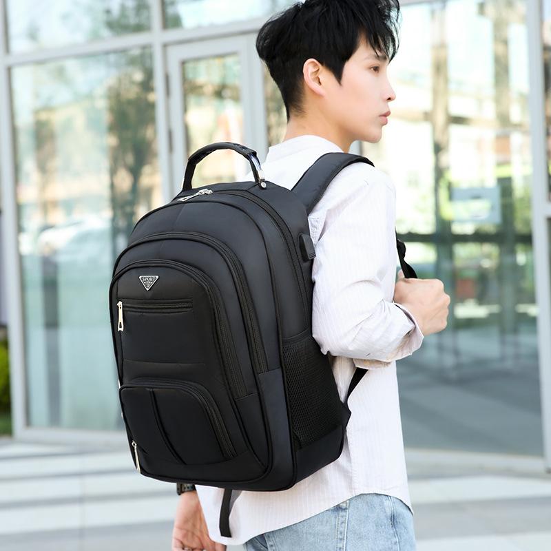 

Men s Large Capacity Waterproof Travel Backpack - Double Shoulder, Load-Reducing, Perfect for Middle School Students and Laptops 33x15x48 червоний